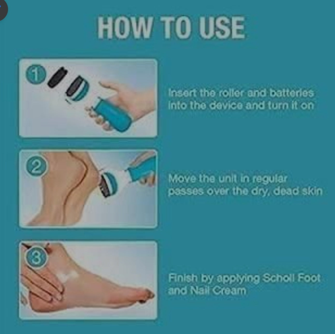 Foot Roller Callus Remover Hard and Dead Skin Remover